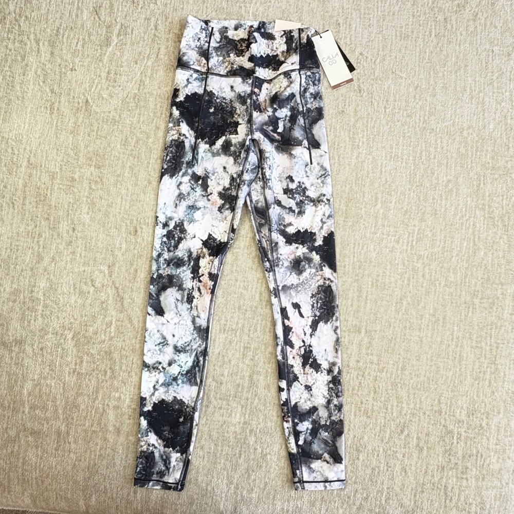 CALIA Inspire High Rise 7/8 Legging Womens XS Marble Print Gym Yoga Workout NWT - Picture 2 of 8